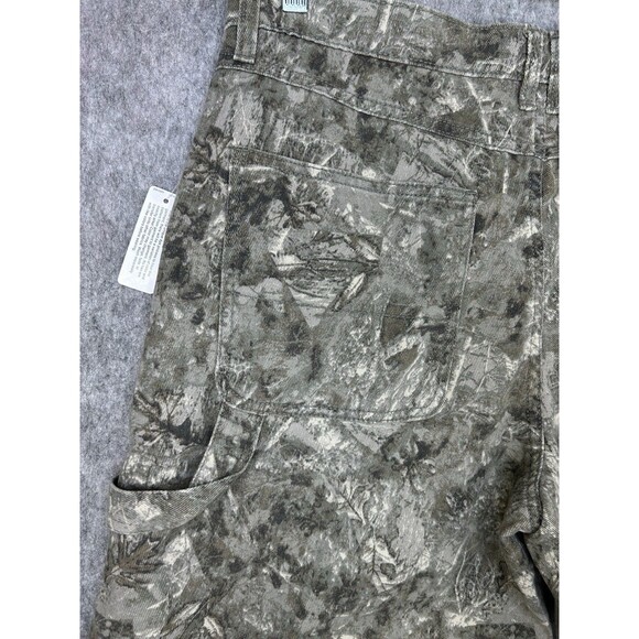 Arizona Women’s Camo Denim Jort Low Rise Baggy Shorts Y2K Size 12 - Picture 5 of 8